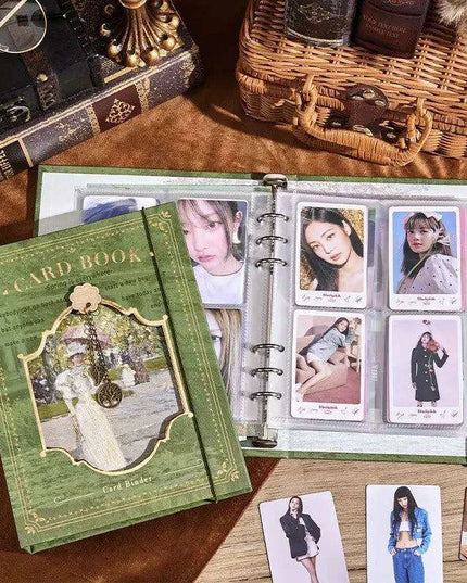 Retro 3D Kpop Memory Vault | A5 Elegant Card Holder Album
