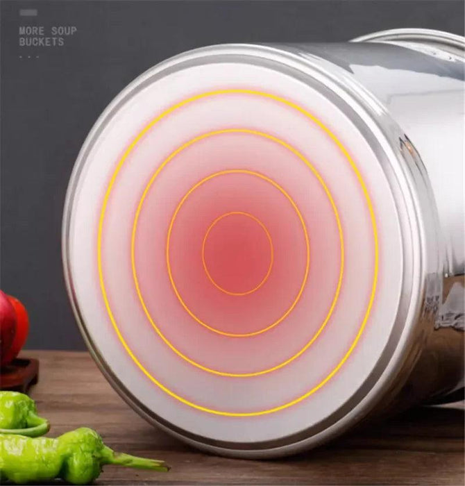 Versatile Stainless Steel Cooking Pot Set with Handle for Easy Transport