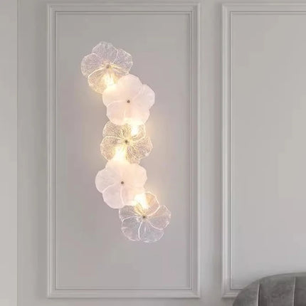 French Floral Wall Sconce - Luxury LED Wall Light