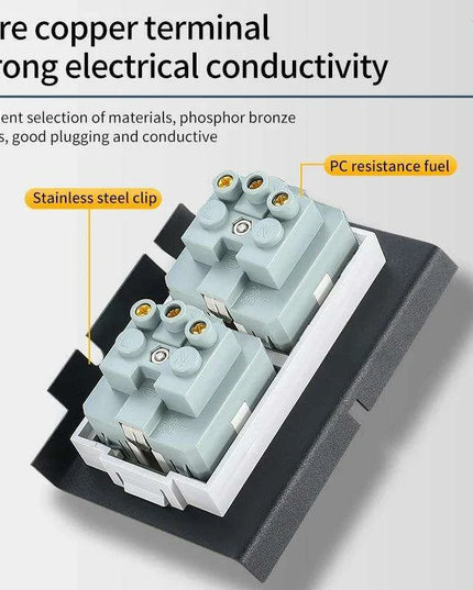 Waterproof EU Floor Socket for Seamless Home Appliance Integration