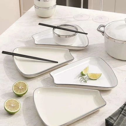 Sophisticated Ceramic Dining Set: Versatile Tableware for Memorable Meals