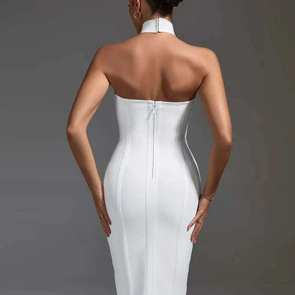 Chic White Backless Bandage Dress: Your Ultimate Glam Night Essential