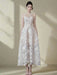 Summer Elegant Floral Lace Evening Dress - A Timeless Statement of Style
