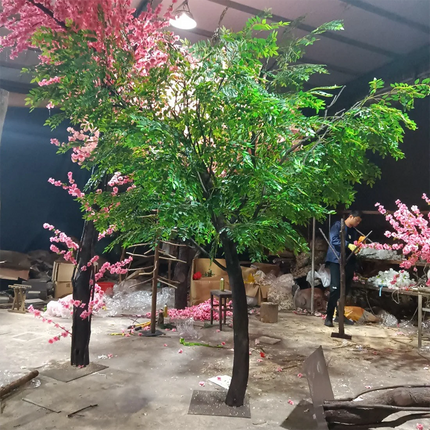 Artificial Elm Tree Green Plants Hotel Mall Courtyard Olive Tree Large Fake Tree Floor Decoration artificial-elm-tree-green-plants-hotel-mall-courtyard-olive-tree-large-fake-tree-floor-decoration