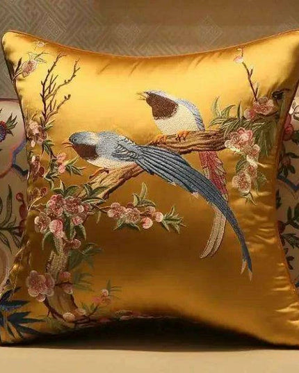 45x45/50x35cm Chinese Traditional Embroidered Bird Cushion Cover
