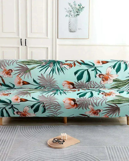 Svetanya Stylish Geometric Stretch Sofa Slipcover for Armrest-Free Chairs