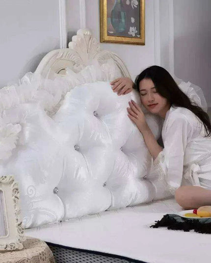 Royal Elegance Luxe Bedside Backrest Cushion with Washable Cover – Ultimate Comfort for a Dreamy Bedroom Escape