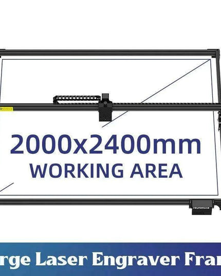 Customizable Large Format CNC Laser Engraver for Versatile Material Use