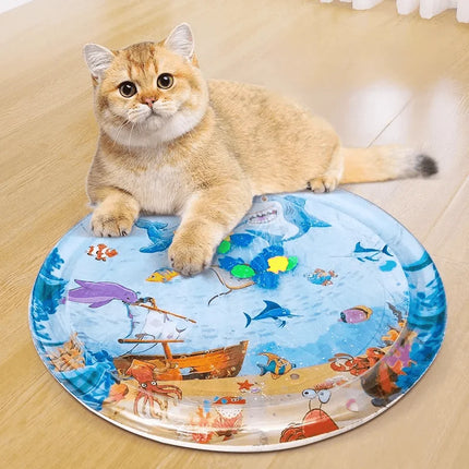 Cat Sensory Water Play Mat