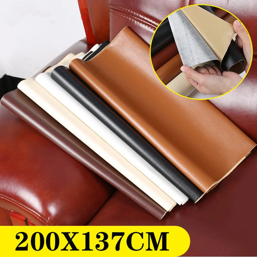 DIY Furniture Patch Kit - Self-Adhesive Leather Repair Patches for Sofas