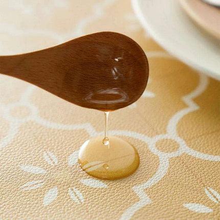 Stylish Nordic Retro Leather Dining Mat for a Chic Table Setting