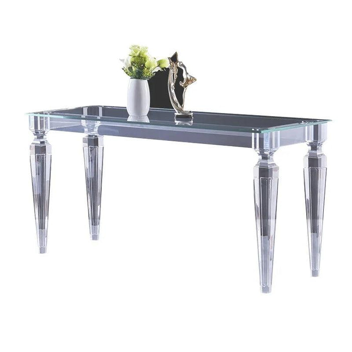 Modern Acrylic Transparent Table for Stylish Event Decor