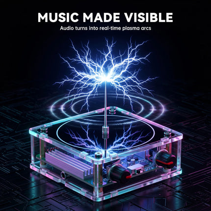 Music Coil Bluetooth And AUX Music Box With Interactive Lightning Show Sound Reactive Plasma Arc Desktop Display music-coil-bluetooth-and-aux-music-box-with-interactive-lightning-show-sound-reactive-plasma-arc-desktop-display