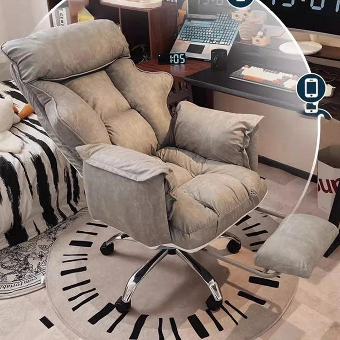 Sleek Nordic Leather Ergonomic Recliner - The Perfect Blend of Comfort for Gaming and Leisure