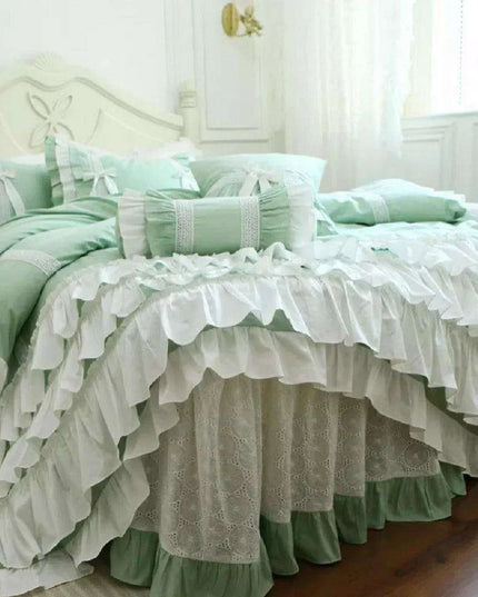 Royal French Korean Cotton Bedding Ensemble