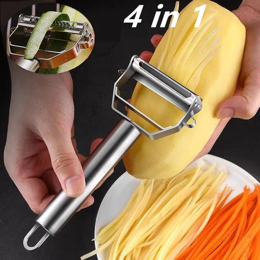 Ultimate Stainless Steel Dual-Blade Peeler for Effortless Food Preparation