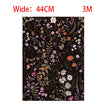 Bloom - Black / W44cm x L300cm