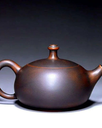 Handcrafted 220ml Qinzhou Nixing Purple Clay Teapot and Kettle Set for Authentic Chinese Tea Rituals