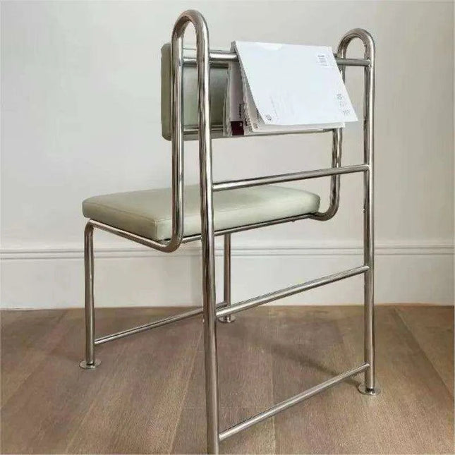 Stylish Retro Stainless Steel Lounge Chair