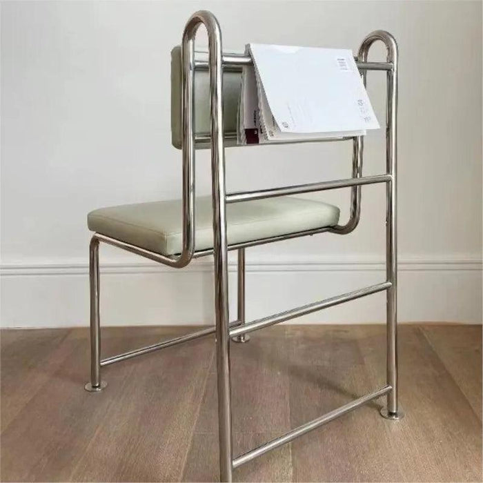 Stylish Retro Stainless Steel Lounge Chair