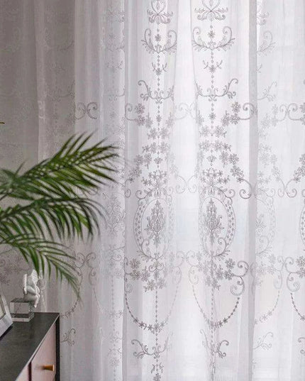 Luxury Korean Lace Window Curtain Set