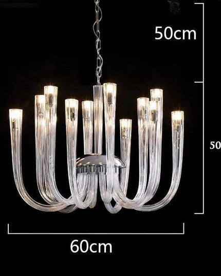 Modern Dimmable LED Chandelier Pendant Light - Elegant Indoor Lighting for Stylish Homes