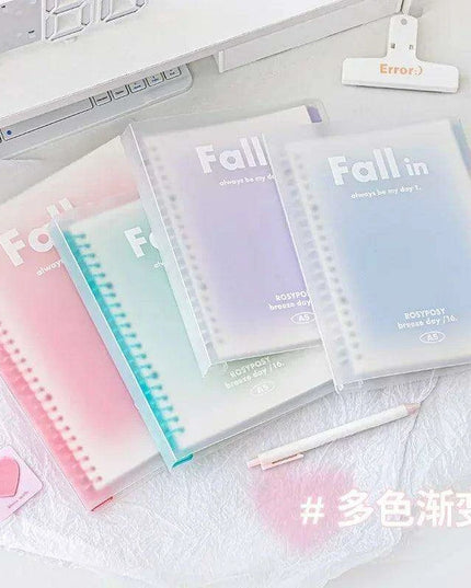 Customizable Ombre A5 & B5 Notebook Set for Stylish Office & School Essentials