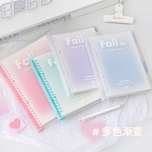 Ombre Design Notebook Set with Interchangeable Pages - A5 B5 Sizes