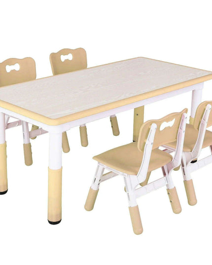 Ergonomic and Adjustable Kids Table and Chair Set for Safe Playtime