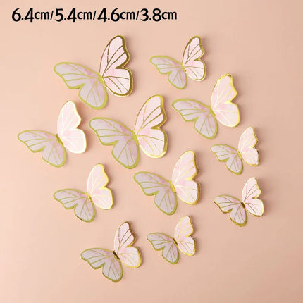 Chiffon Moon Boat Ballet Girl Lace Flower Acrylic Cake Topper Happy Bi