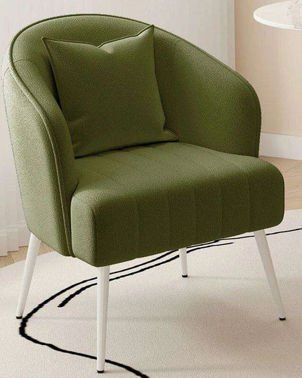 Luxe Scandinavian Lamb Velvet Armchair for Ultimate Comfort and Style