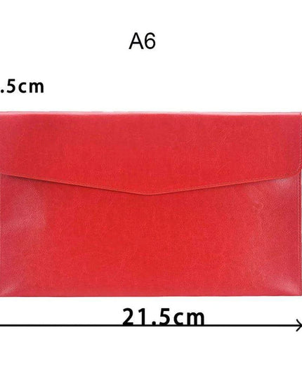 Sophisticated PU Leather Business Portfolio with Ample Storage