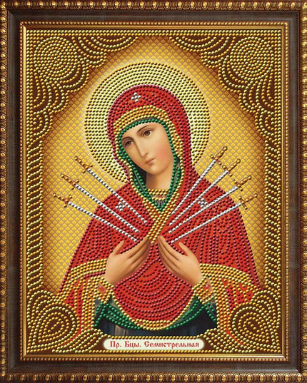 Divine Theotokos Vladimirskaya Diamond Painting Experience Kit