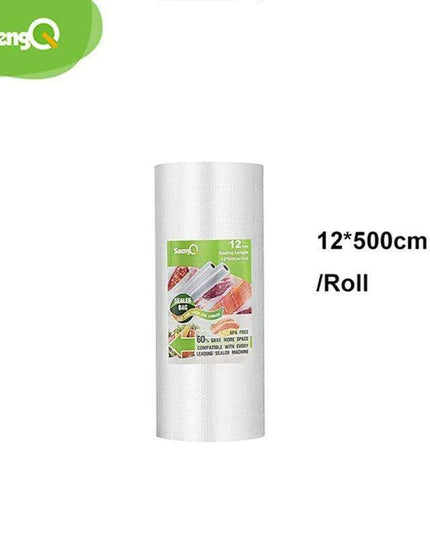 5-Pack Premium Sous Vide Vacuum Sealer Rolls - Customizable Lengths for All Sealers