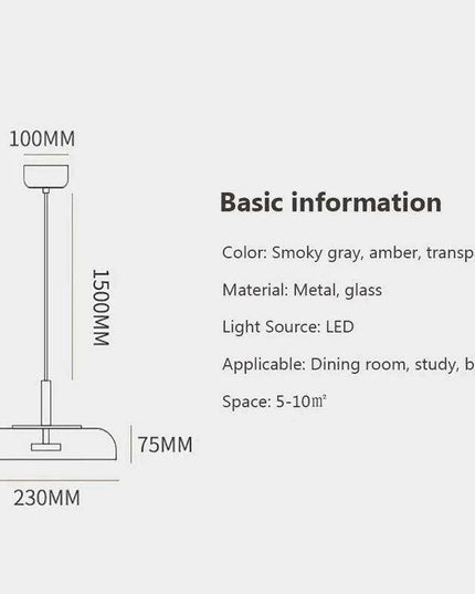 Sleek Nordic Glass LED Pendant Light Set for Contemporary Home and Dining Decor