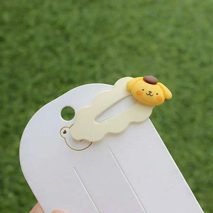 Adorable Sanrio Character Hairpin Set: Kuromi, My Melody, and Cinnamoroll - Cute Accessories for Trendy Girls