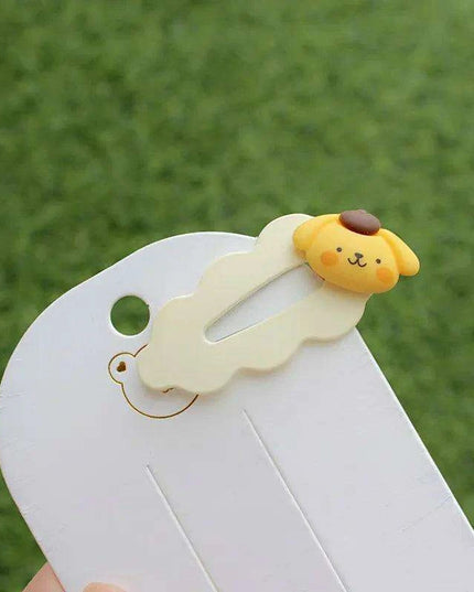 Adorable Sanrio Character Hairpin Set: Kuromi, My Melody, and Cinnamoroll - Cute Accessories for Trendy Girls