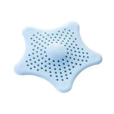 Starfish-Shaped Silicone Drain Protector - Versatile Hair Catcher for Kitchen and Bathroom Sinks