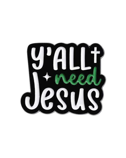 Faith-Inspired Jesus Enamel Pin Collection - Stylish Brooches for Spiritual Expression on Jackets and Backpacks