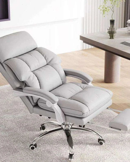 Ultimate Comfort Ergonomic Gaming Chair with Footrest and 360-Degree Swivel Action