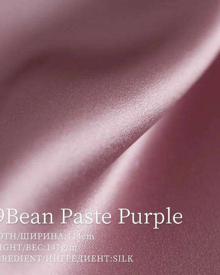 Opulent Red Raspberry 30 Momme Heavy Satin Silk Fabric for Sophisticated Dressmaking and Couture Creations