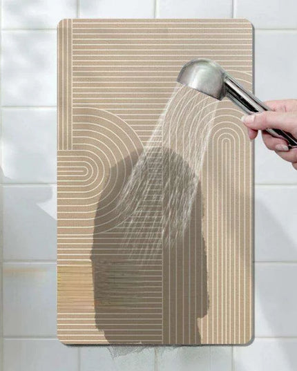 Chic Diatomite Bath Mat Set - Stylish Water-Absorbing Toilet Ensemble