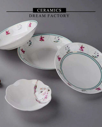 Exquisite Chinese Bone China Dinnerware Set for an Elevated Dining Experience