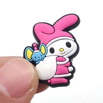 Kuromi Delight Shoe Charm: Whimsical Footwear Enhancement