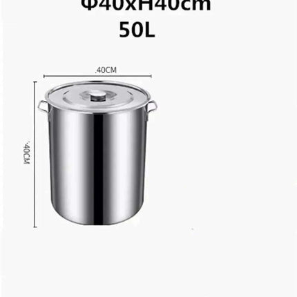 Versatile Stainless Steel Cooking Pot Set with Handle for Easy Transport