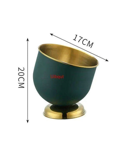 Majestic Deer Head Ice Bucket: Luxurious European Charm in Dual-Tone Design