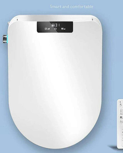 Smart EcoComfort Automatic Bidet Toilet Seat with Remote Control and Night Light