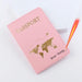 Custom Engraved Passport Holder for Adventurous Couples - Elegant Travel Essential