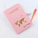 Personalized Passport Cover for Couples - Engraved Names Passport Holder