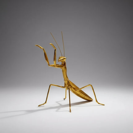 ZIZI FISH Golden Bee Metal Sculpture - Decorative Desktop Ornament
